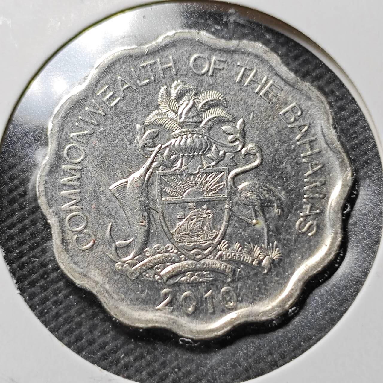 KK钱币收藏小铺  第359场  2月预留时间 周末发货  巴哈马10分