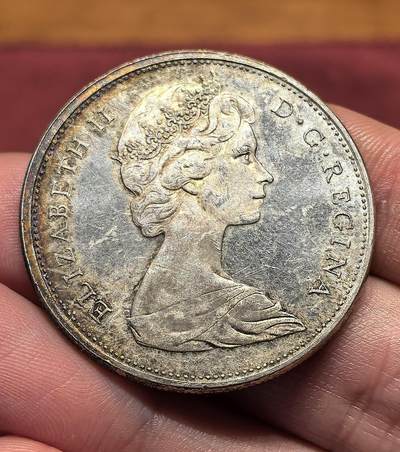 南宋泉阁俄币 外币 国币 专场第十八期 【送拍无额外佣金】 - 加拿大 1965年 1加元划船大银币 23.3g 800银 包浆漂亮 好品