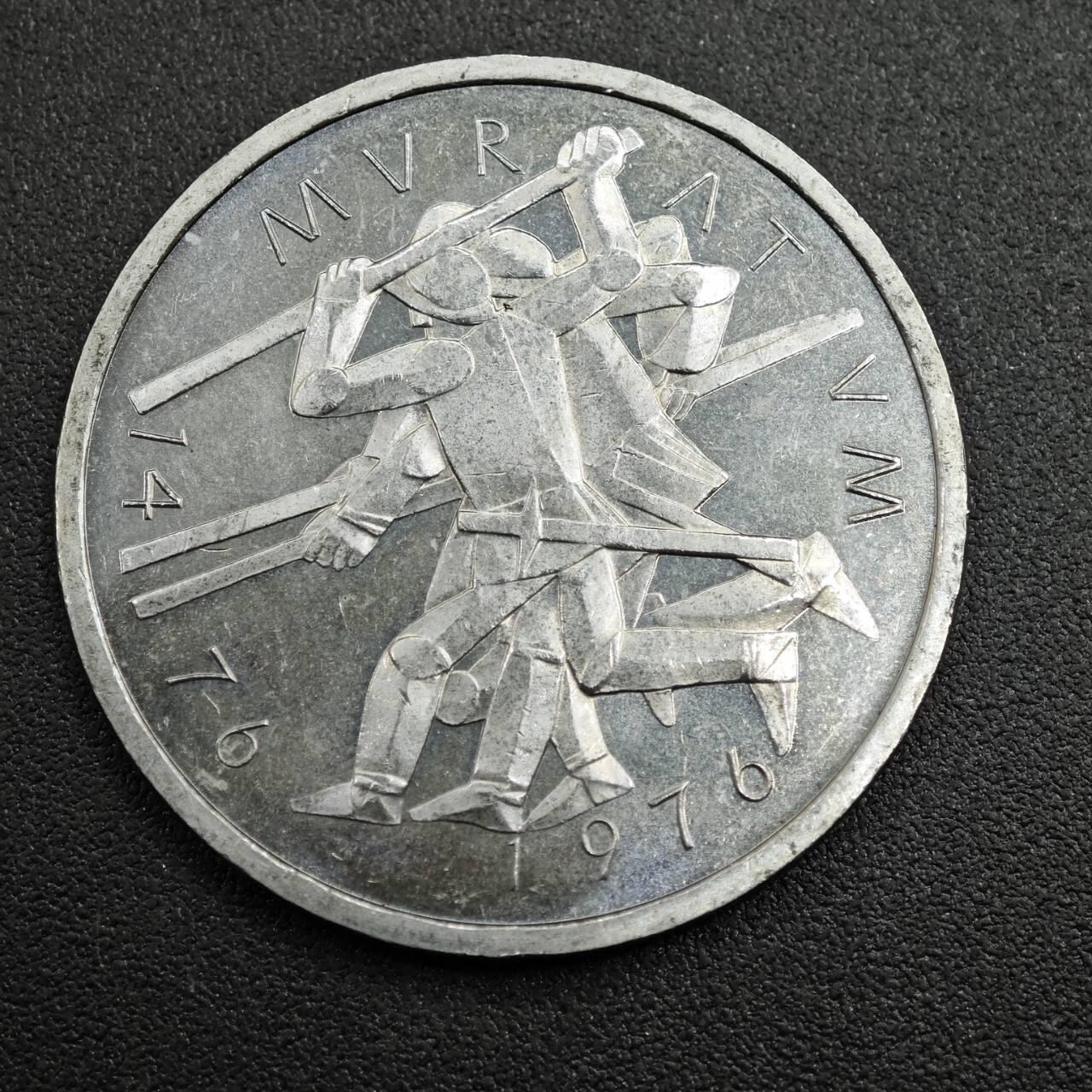 【淘币小摊】实时拍第七百七十四拍   散币空盒子场   满百包邮可预留二周 每周一统一发货   瑞士1976年5法郎纪念币