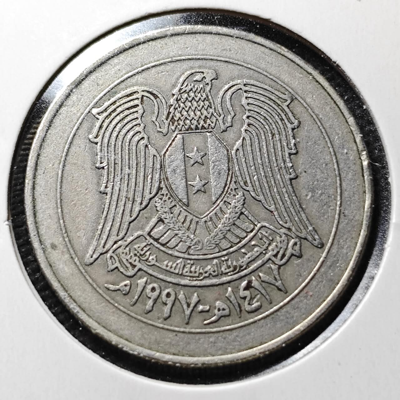 KK钱币收藏小铺  第359场  2月预留时间 周末发货  叙利亚10镑纪念币