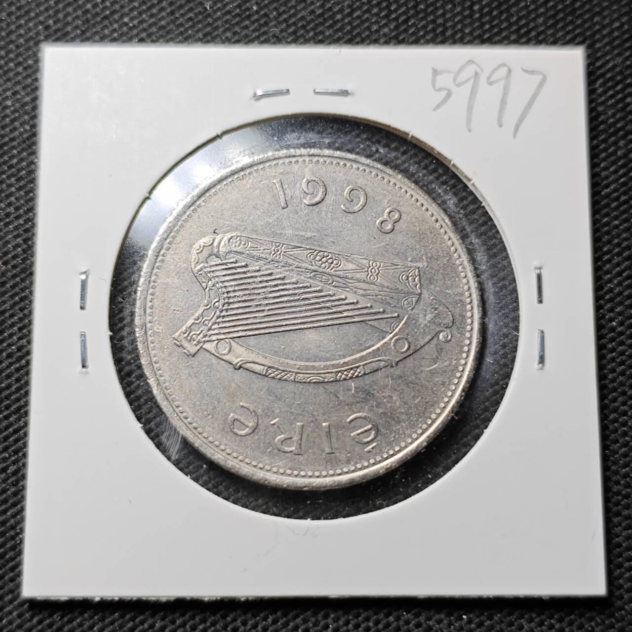 KK钱币收藏小铺  第359场  2月预留时间 周末发货  爱尔兰1镑