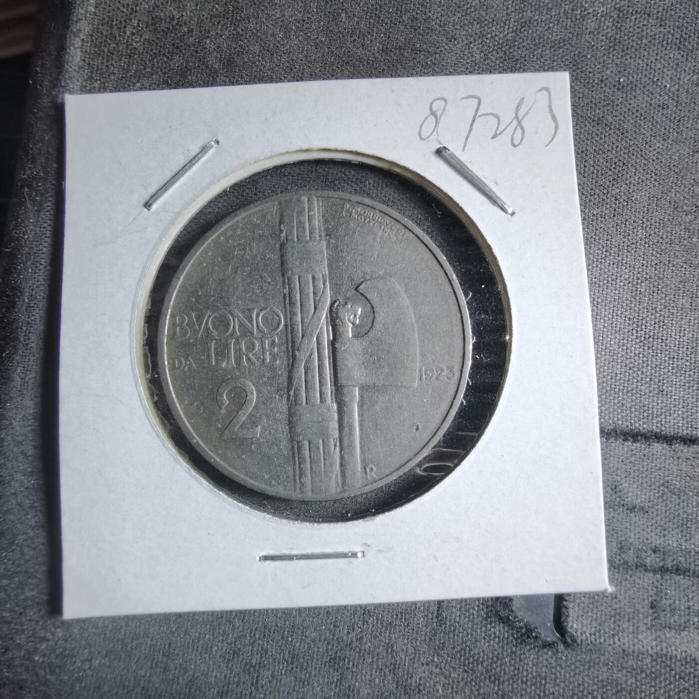 沼泽如烟--第887场 意大利1923年2里拉