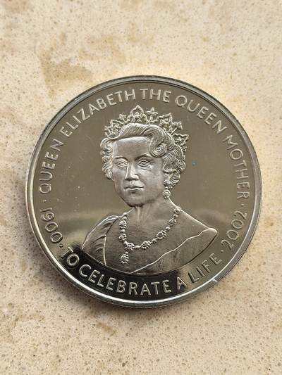 道一币馆币章第一百五十二场 - 赞比亚2002年伊丽莎白王太后逝世1000夸查克朗型纪念币