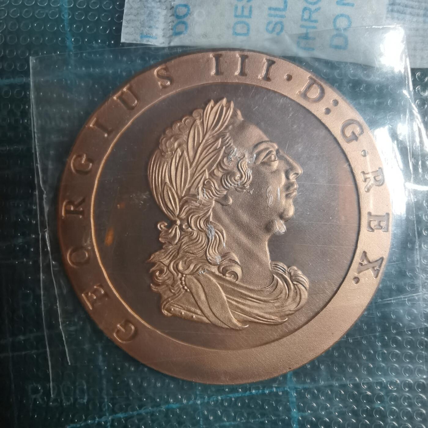 沼泽如烟--第887场 英国1797年复刻币金铜色一对