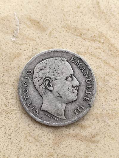 道一币馆币章第一百五十二场 - 意大利1902年维托里奥·埃马努埃莱三世鹰徽1里拉银币