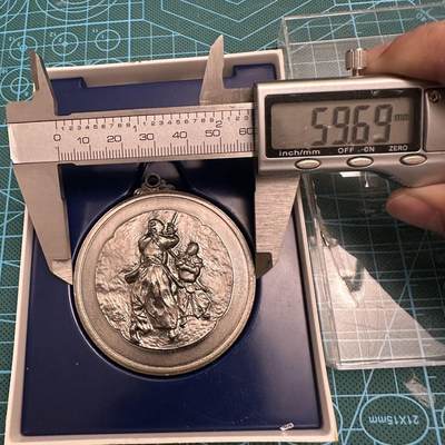 蒂克钱币-第46场 日本章牌专场 - 青少年剑道大会 奖牌60mm 107g 