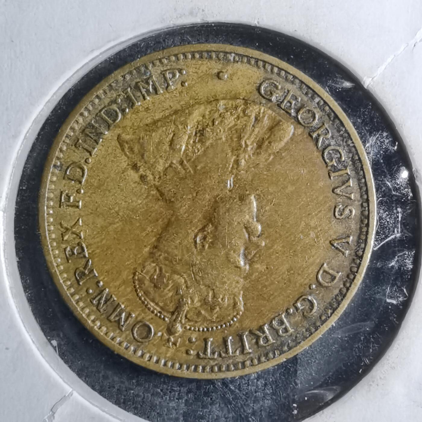 沼泽如烟--第887场 英属西非1934年3便士
