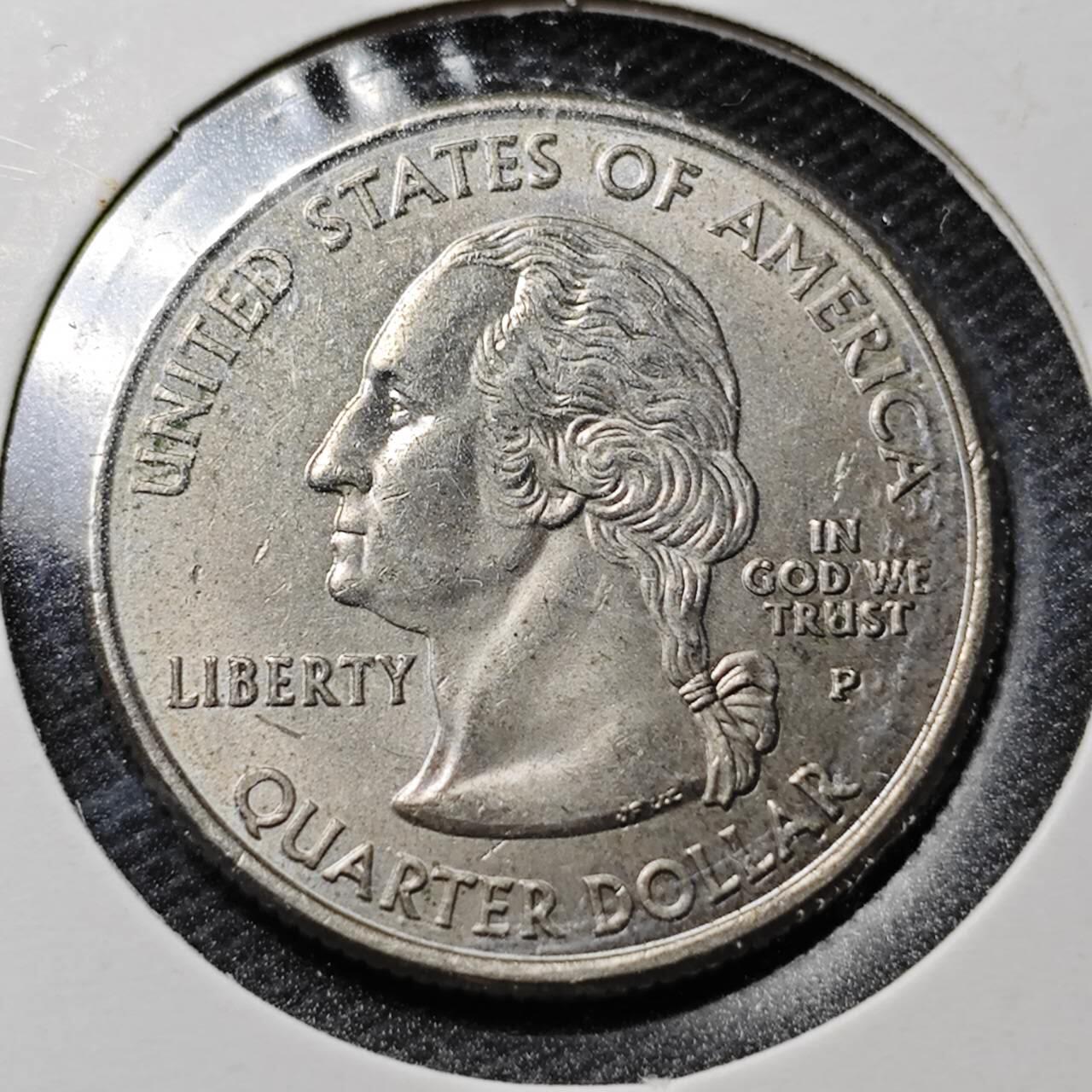 KK钱币收藏小铺  第359场  2月预留时间 周末发货  美国25分纪念币