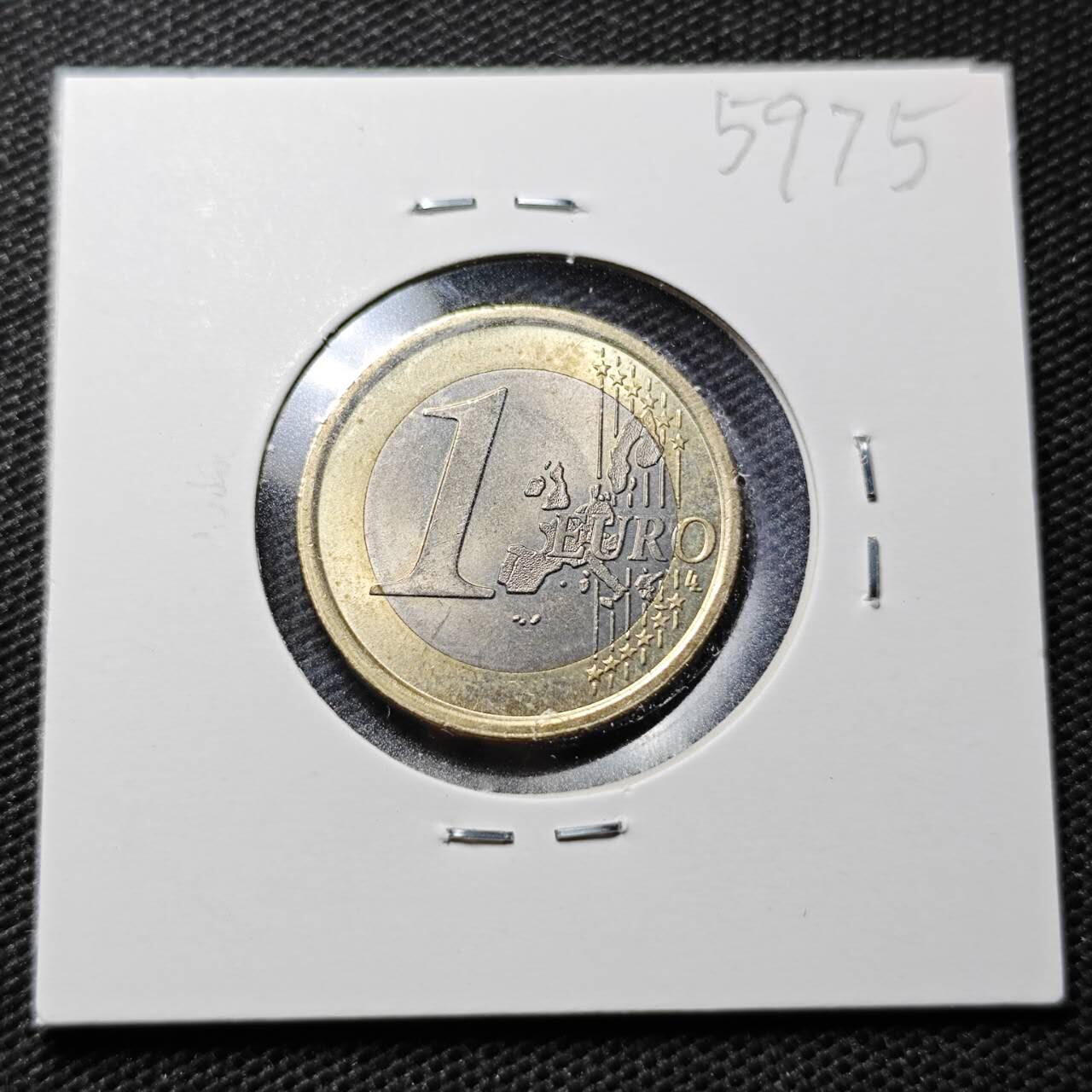 KK钱币收藏小铺  第359场  2月预留时间 周末发货  意大利1欧 好品