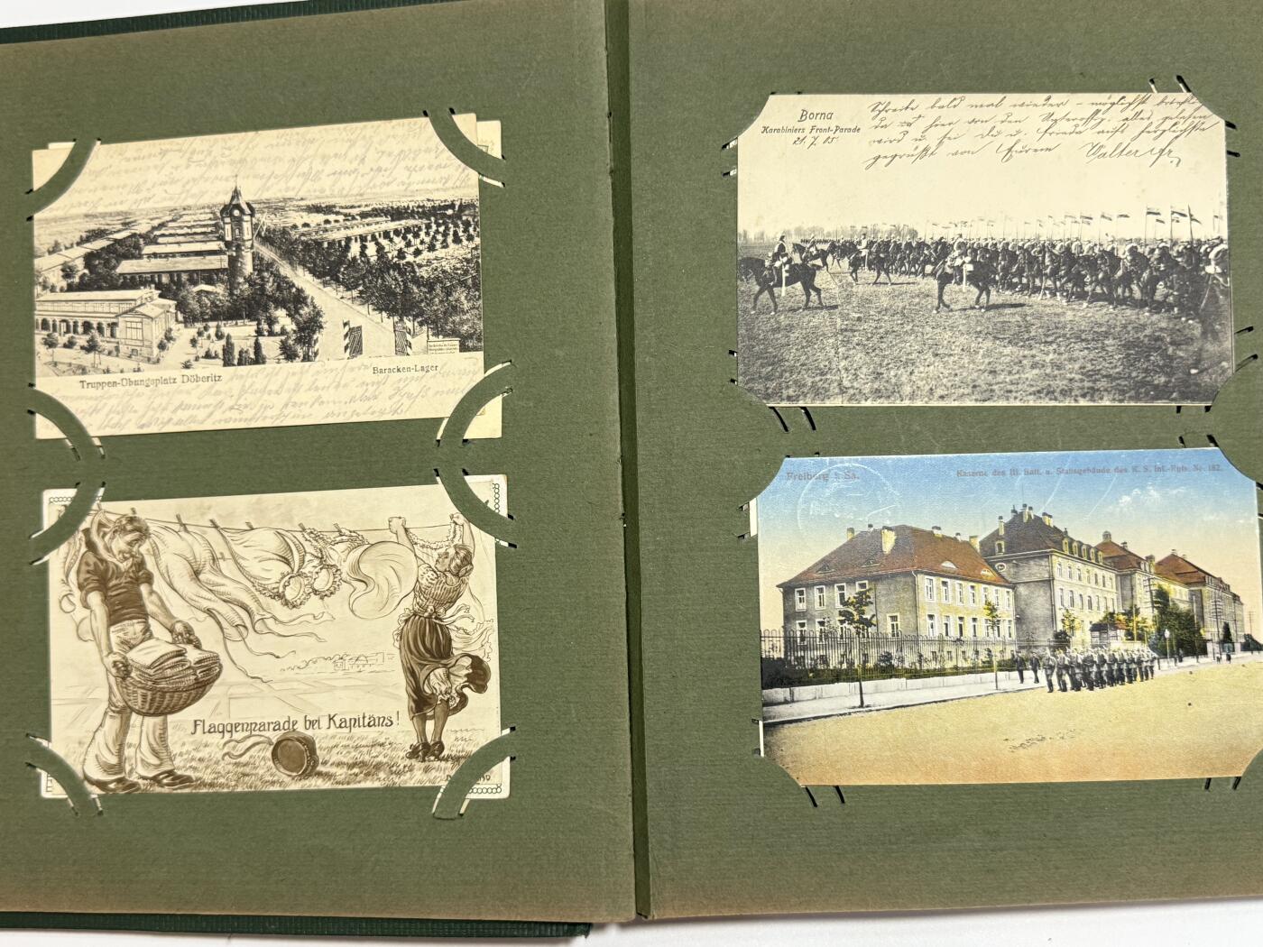 韵星假日精品2025秋季军品类拍卖会-- Rimey Holidays Boutique 2025 Autumn Militaria Sale .帝德相册，包含70张明信片，跨度一战—二战