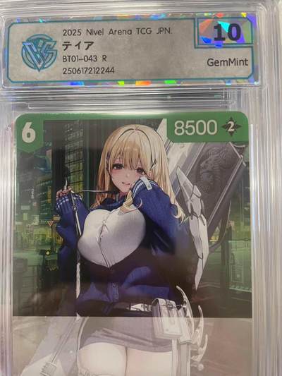 寸草不生拍卖会 第十二期 - NIKKE S胜利女神 日版 CCG评级 非常精美 BTO1-043 R10G
