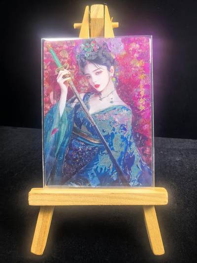 大佬奇点专场  无佣金 不寄存 不收拍 卡牌设有底价 拒绝小号抬价 大家放心拍 所有拍品全部有卡膜 自制卡牌 不包厂瑕 放大镜 品控 勿拍 流拍商品会循环 感谢大家支持 留个关注 不定时上新 谢谢 - 奇点卡牌 扈三娘 粗闪 