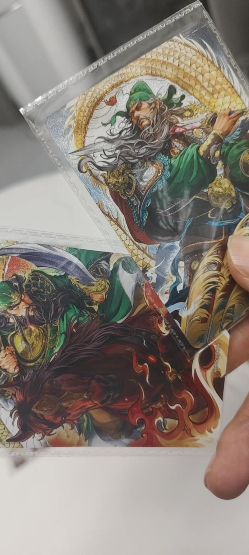 秋原瞳的小店第二十六期（持续收拍，日子飞快，转眼又是一年冬来到） 卡游三国关羽一组