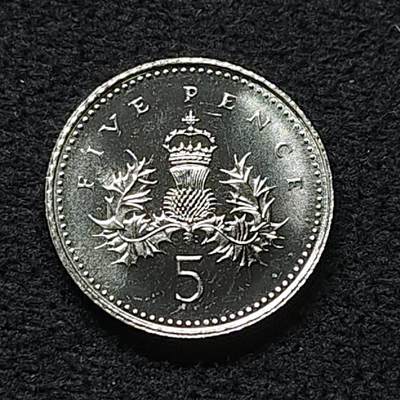 【全场包邮】纯粹捡漏拍472场（免费代拍第9场） - 英国1994年5便士