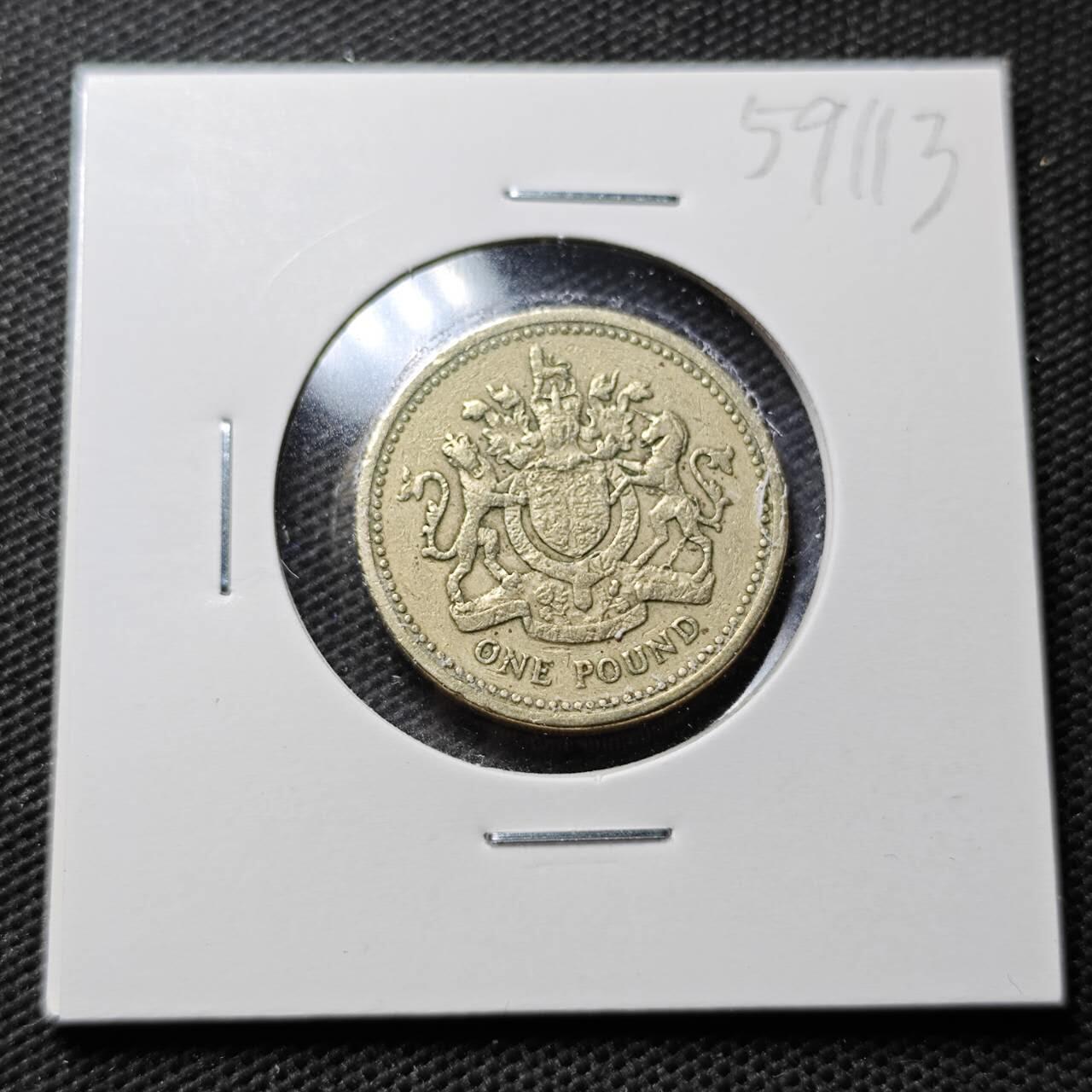 KK钱币收藏小铺  第359场  2月预留时间 周末发货  英国1镑