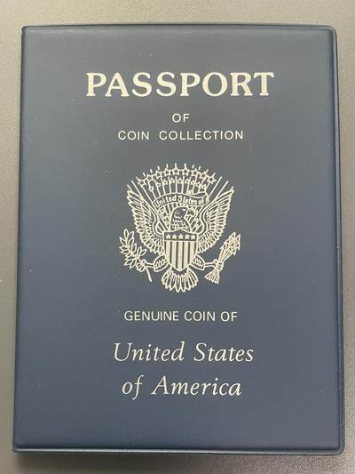 回流1026 - 美国护照式硬币收藏册