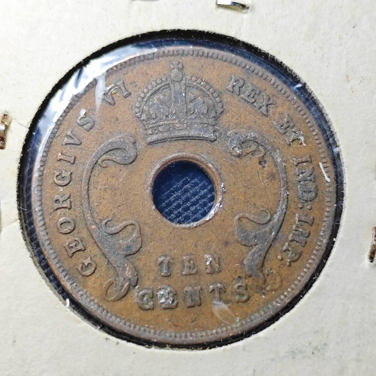 KK钱币收藏小铺  第359场  2月预留时间 周末发货  1942英属东非1分铜币