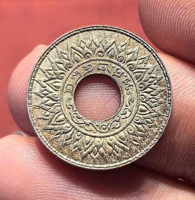 南宋泉阁俄币 外币 国币 专场第十八期 【送拍无额外佣金】 - 泰国 1941年 拉玛八世 10萨当佛教主题银币 老包浆 原味好品