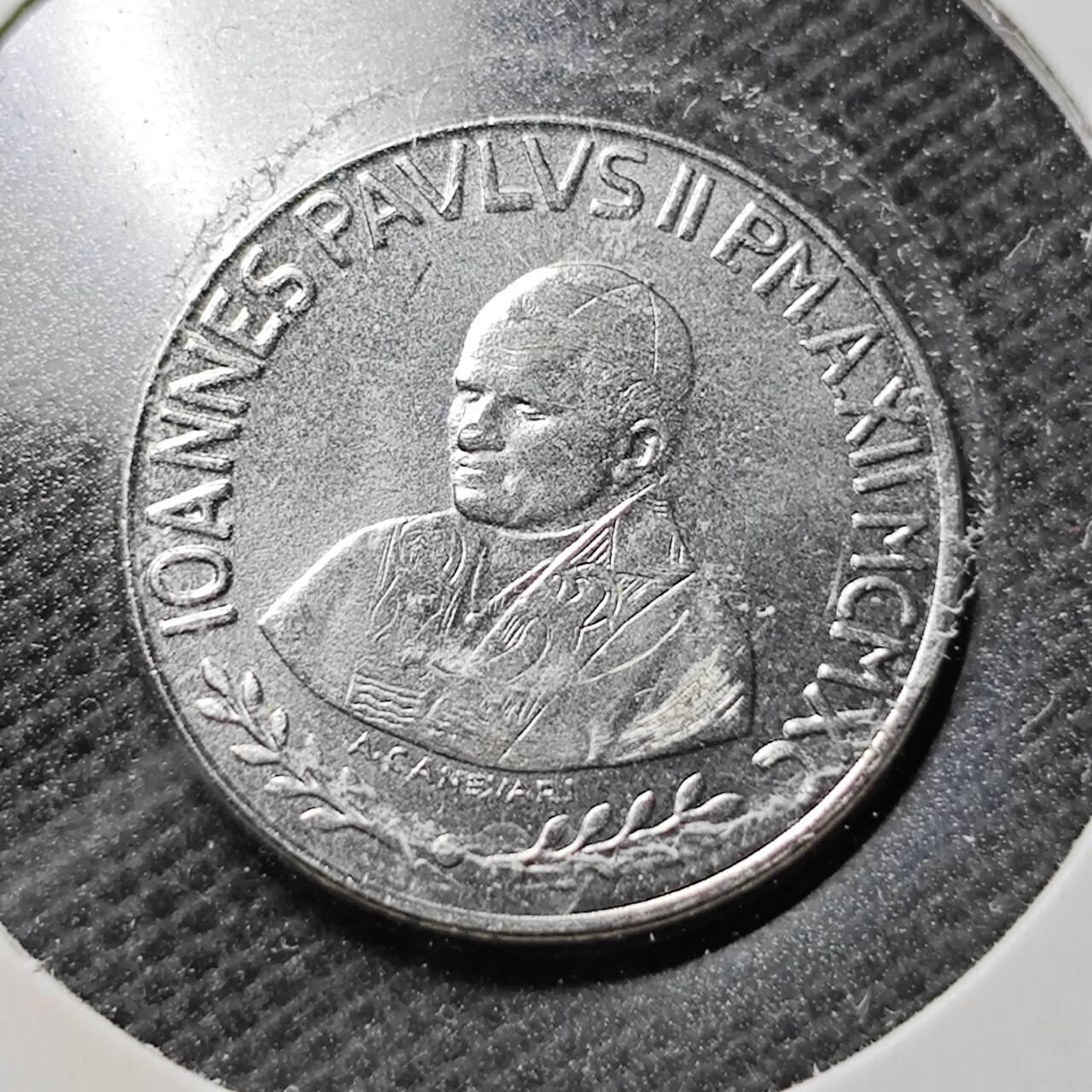 KK钱币收藏小铺  第359场  2月预留时间 周末发货  梵蒂冈100里拉