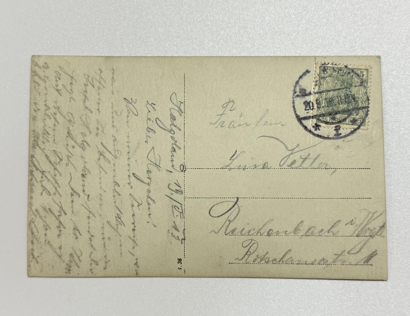 韵星假日精品2025秋季军品类拍卖会-- Rimey Holidays Boutique 2025 Autumn Militaria Sale 德意志帝国海军的“赫尔戈兰级战列舰”明信片