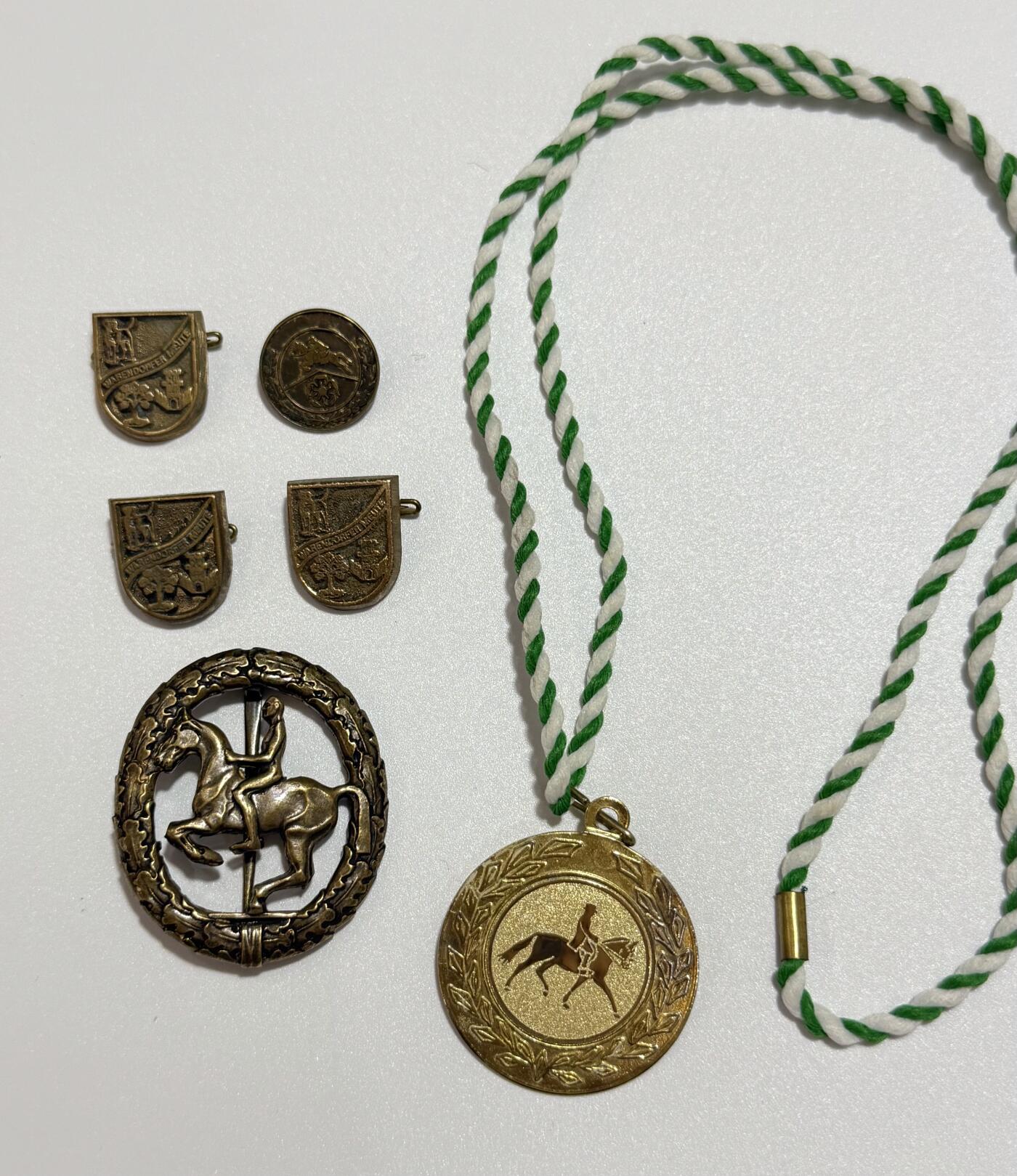 韵星假日精品2025秋季军品类拍卖会-- Rimey Holidays Boutique 2025 Autumn Militaria Sale 57铜级马术奖章+四枚马术协会证章+西德马术竞赛金牌