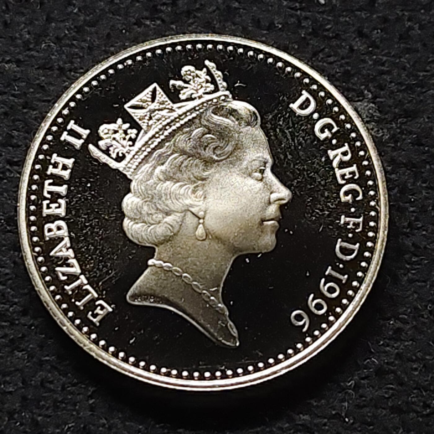 【全场包邮】纯粹捡漏拍472场（免费代拍第9场） 英国1996年10便士精制币