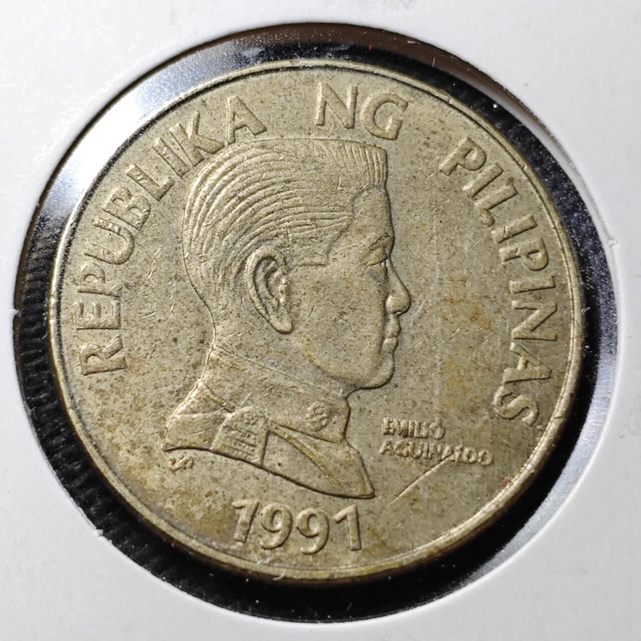 KK钱币收藏小铺  第359场  2月预留时间 周末发货  菲律宾5比索 少见