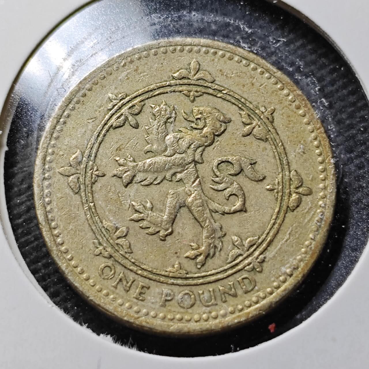 KK钱币收藏小铺  第359场  2月预留时间 周末发货  英国1镑 狮子