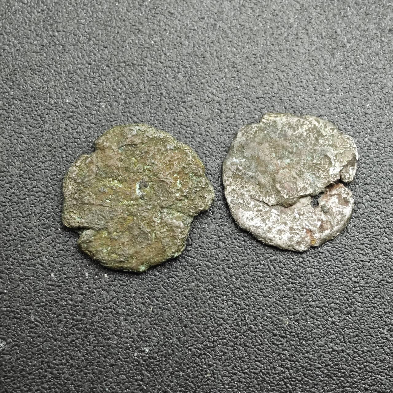 【淘币小摊】实时拍第七百七十四拍   散币空盒子场   满百包邮可预留二周 每周一统一发货   丝路小银合金币2枚重1克
