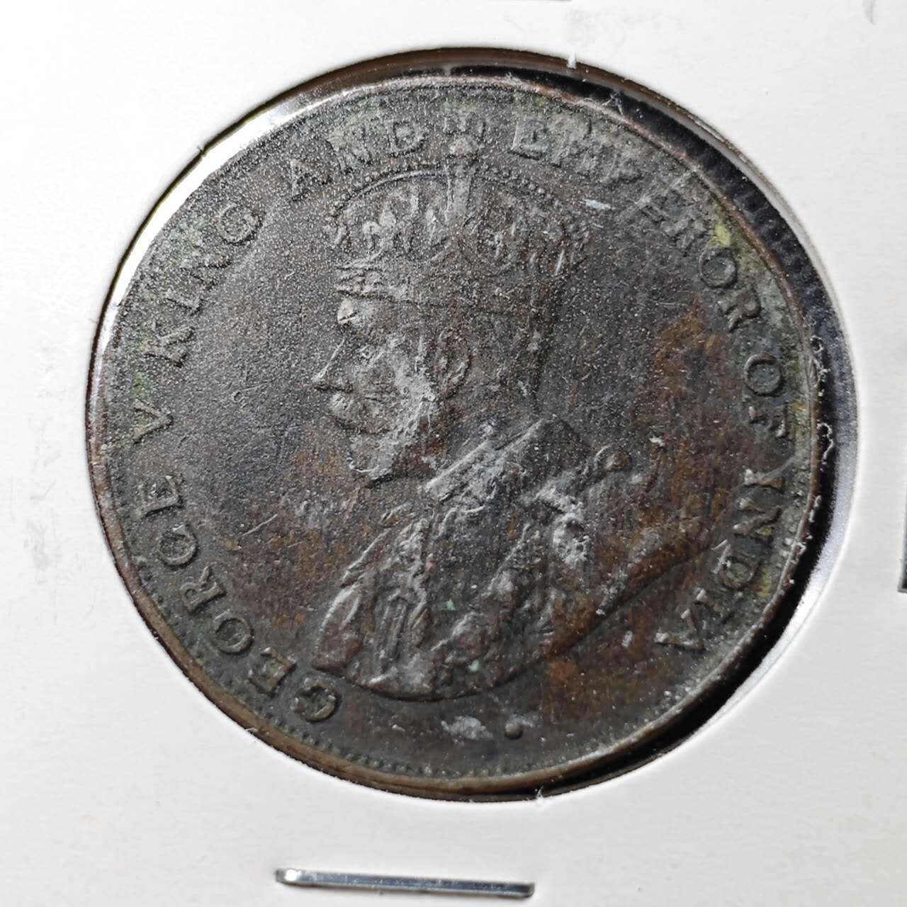 KK钱币收藏小铺  第359场  2月预留时间 周末发货  1924香港大一仙铜币