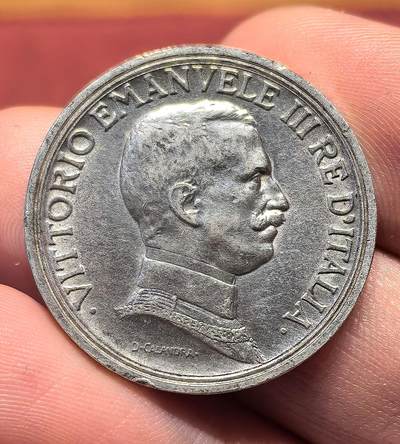 南宋泉阁俄币 外币 国币 专场第十八期 【送拍无额外佣金】 - 意大利 1914年 2里拉 马车银币 光度很好 美品