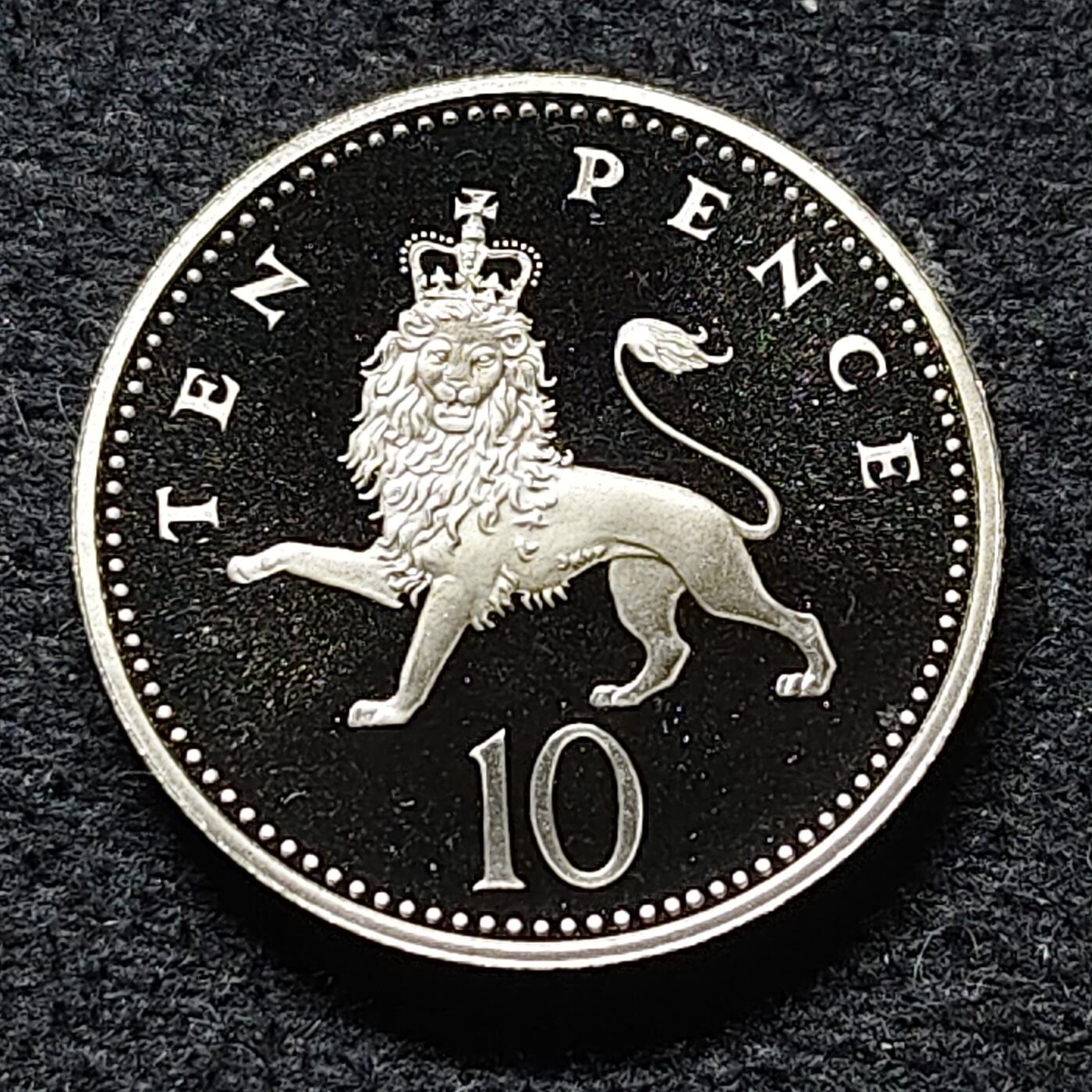 【全场包邮】纯粹捡漏拍472场（免费代拍第9场） 英国1996年10便士精制币