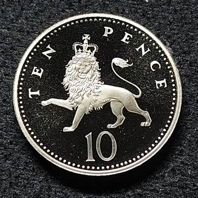 【全场包邮】纯粹捡漏拍472场（免费代拍第9场） - 英国1996年10便士精制币