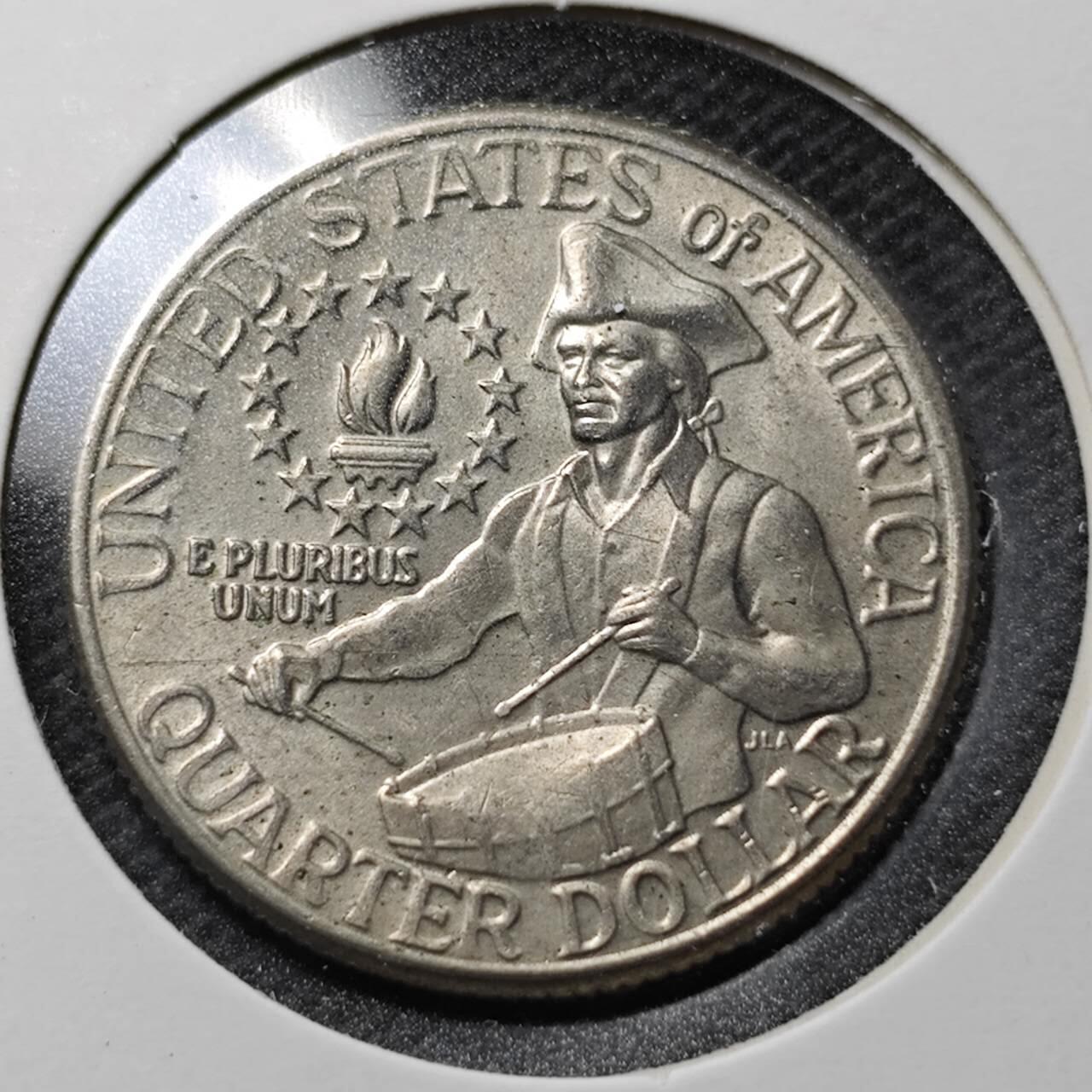 KK钱币收藏小铺  第359场  2月预留时间 周末发货  美国25分纪念币 好品。