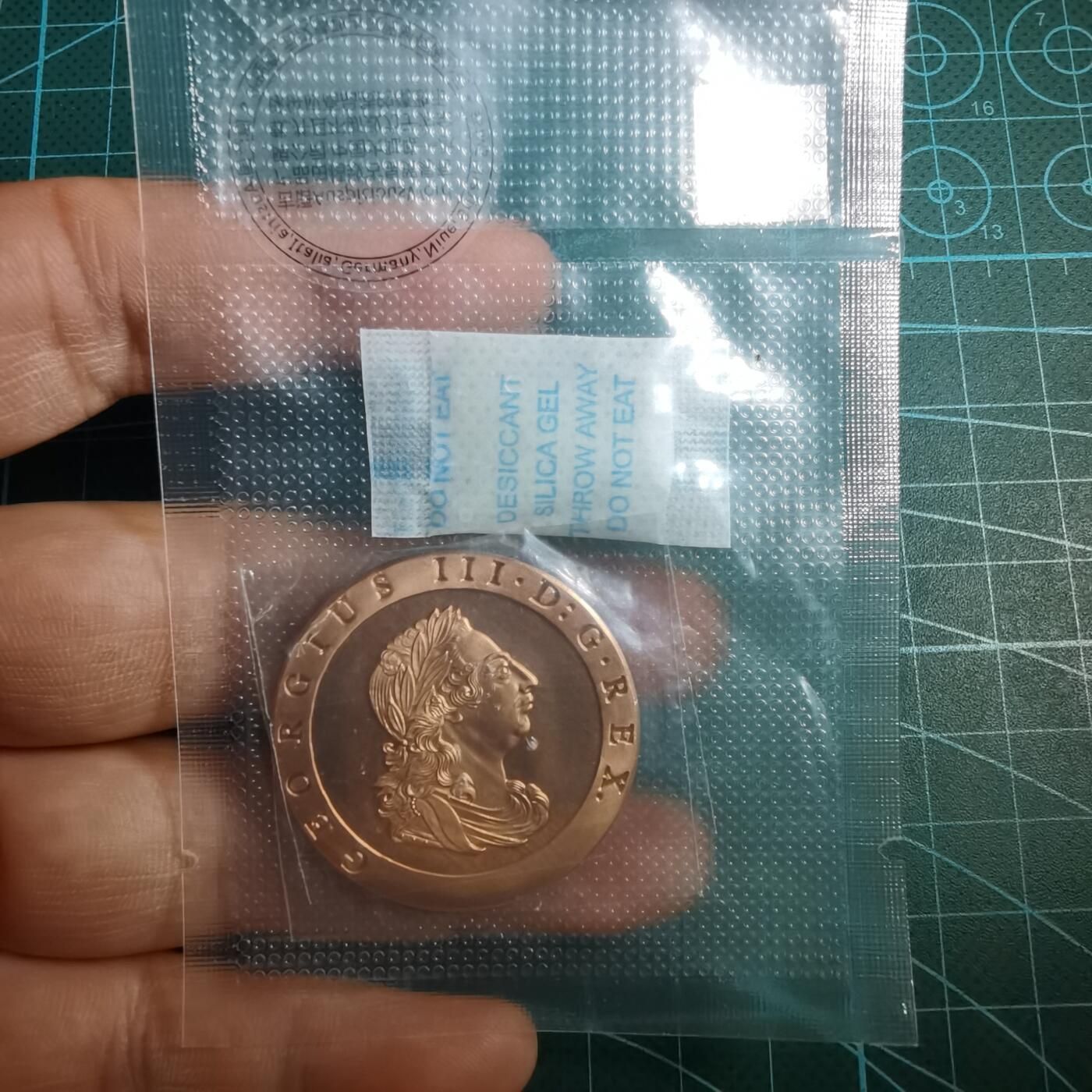 沼泽如烟--第887场 英国1797年复刻币金铜色一对