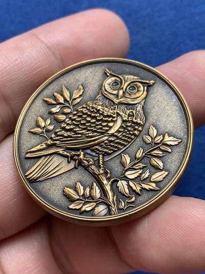 竞宝斋小满专场限量纪念章 高浮雕 送拍可抵100佣金