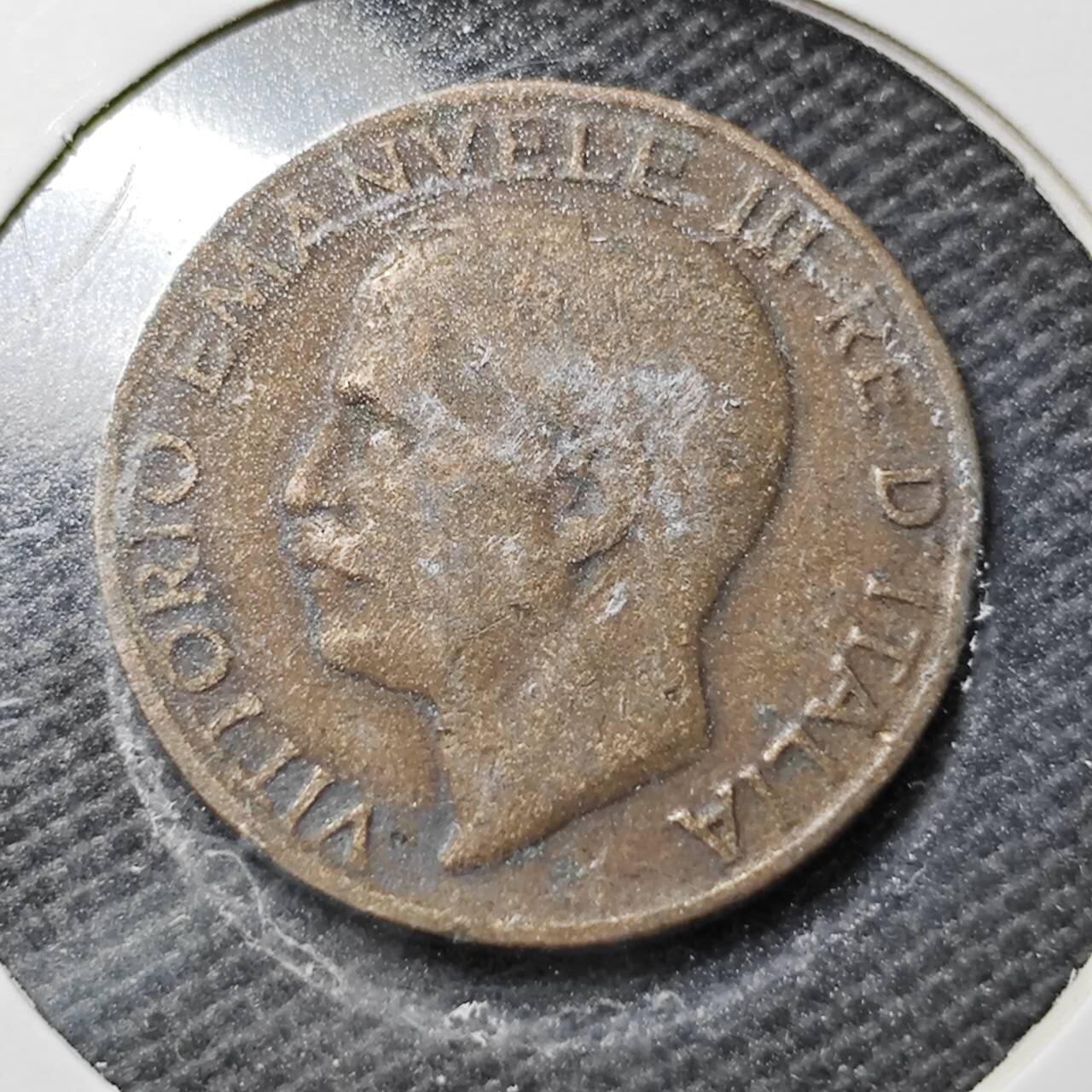 KK钱币收藏小铺  第359场  2月预留时间 周末发货  1919意大利5分铜币