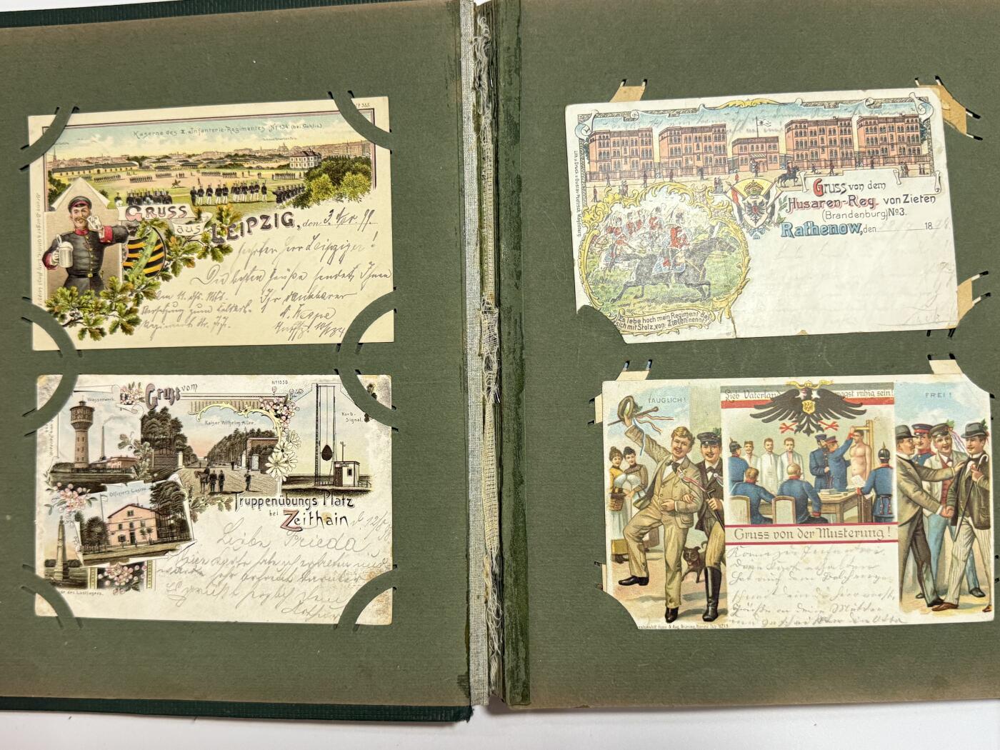 韵星假日精品2025秋季军品类拍卖会-- Rimey Holidays Boutique 2025 Autumn Militaria Sale .帝德相册，包含70张明信片，跨度一战—二战