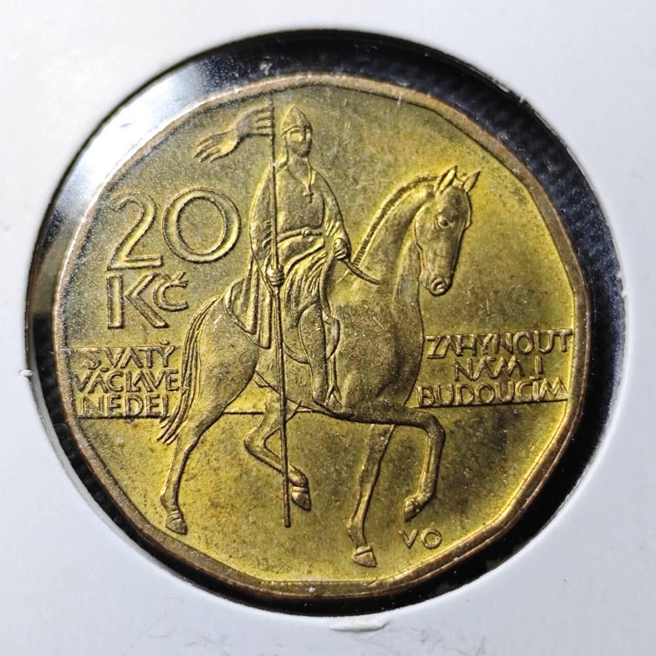 KK钱币收藏小铺  第359场  2月预留时间 周末发货  捷克20克朗