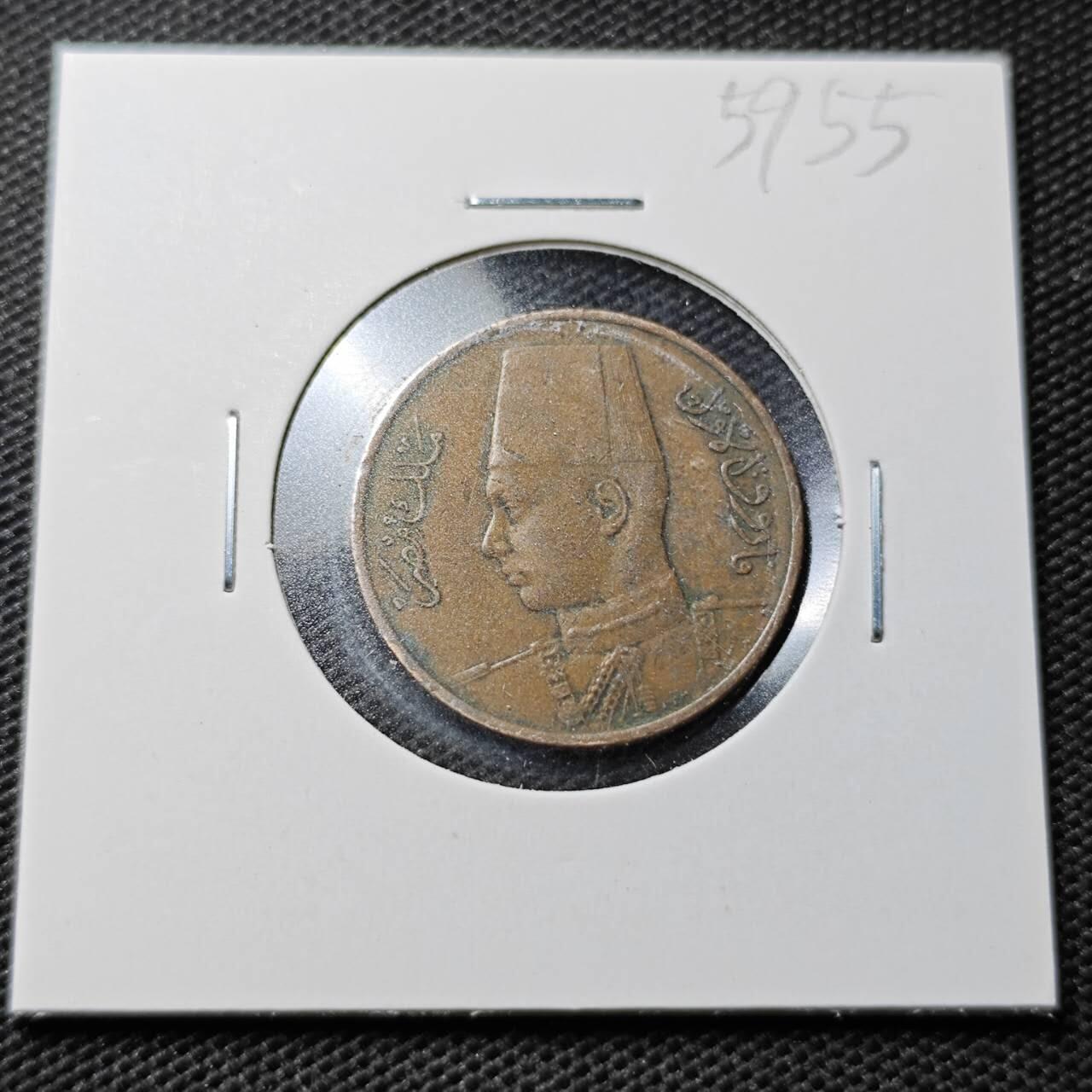 KK钱币收藏小铺  第359场  2月预留时间 周末发货  埃及1米利姆铜币