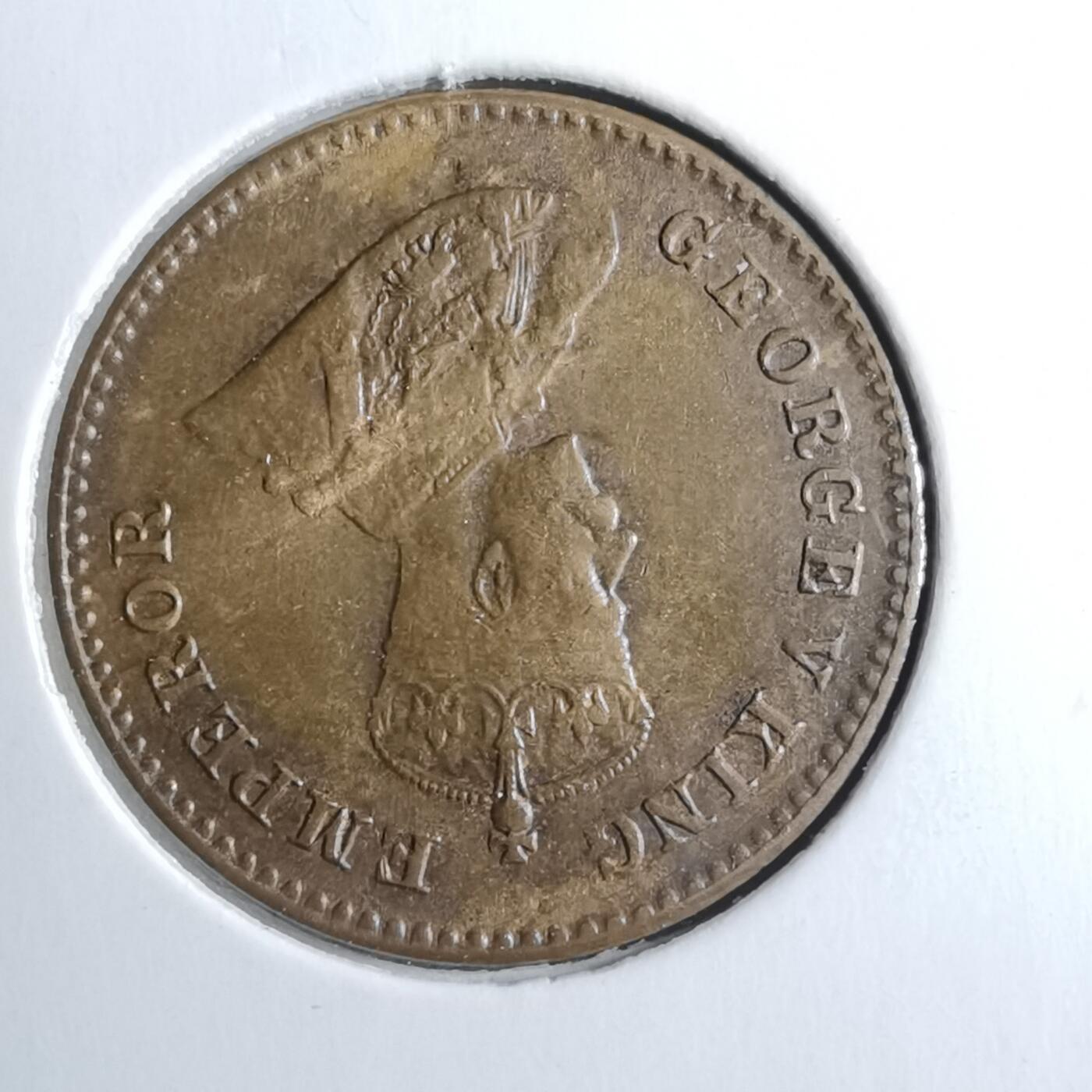 沼泽如烟--第887场 英属印度1930年十二分之一安娜