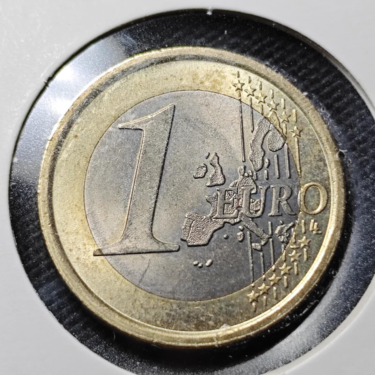 KK钱币收藏小铺  第359场  2月预留时间 周末发货  意大利1欧 好品