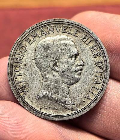 南宋泉阁俄币 外币 国币 专场第十八期 【送拍无额外佣金】 - 意大利 1914年 2里拉 马车银币 光度很好 美品