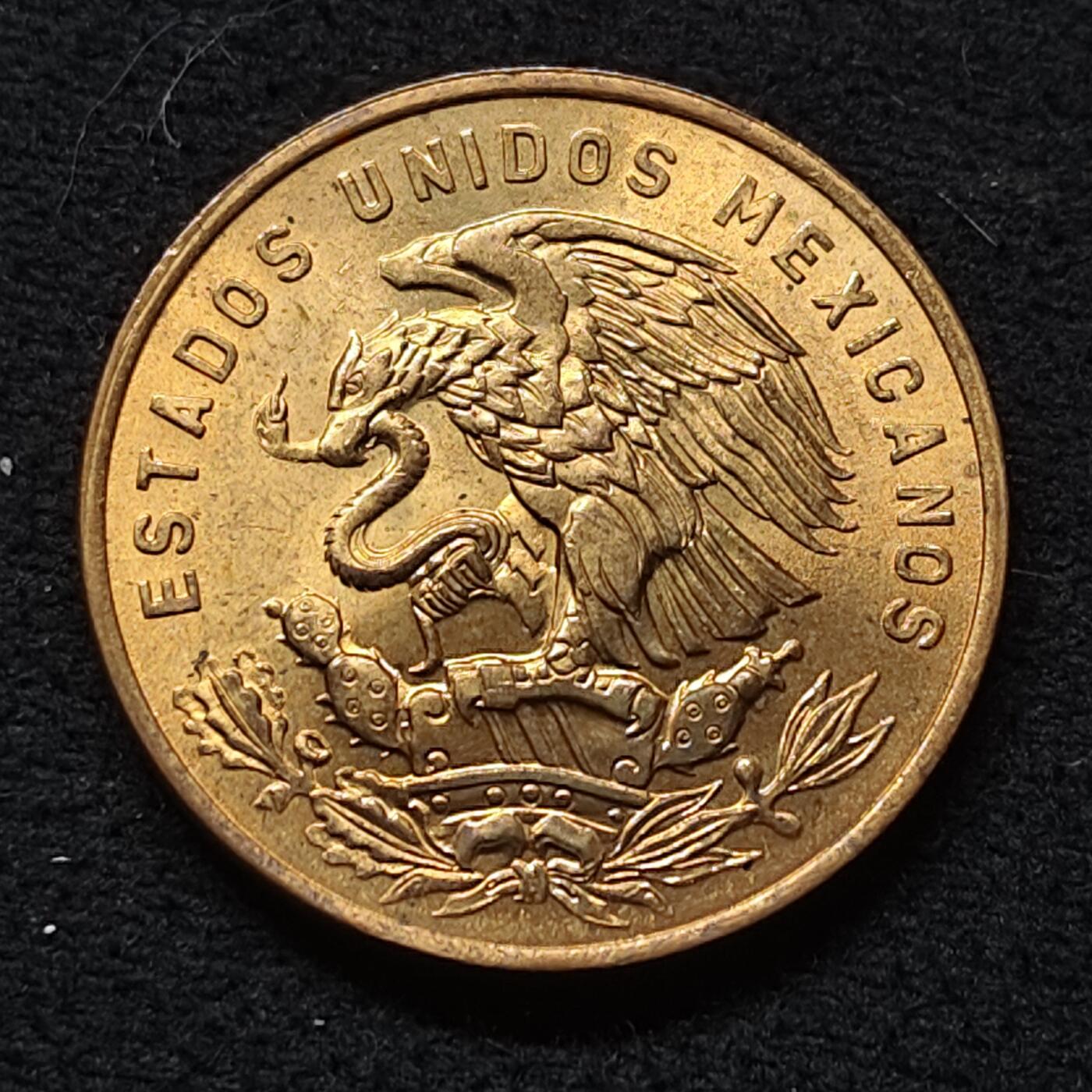 【全场包邮】纯粹捡漏拍472场（免费代拍第9场） 墨西哥1963年原光好品20分大铜币