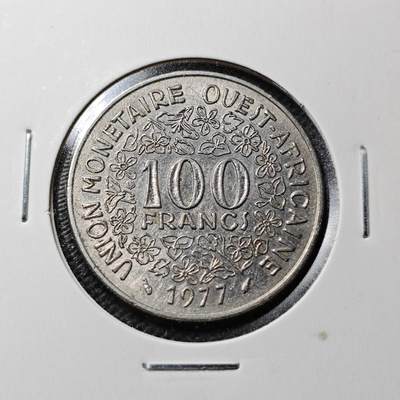 KK钱币收藏小铺  第359场  2月预留时间 周末发货 -  西非100法郎