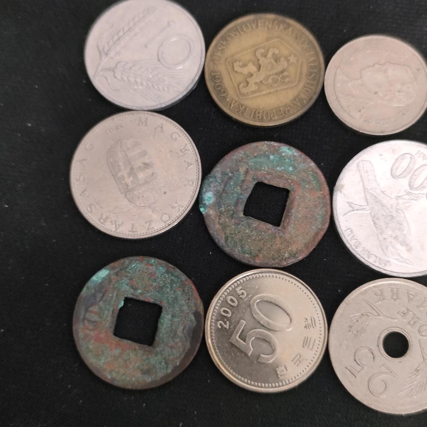 猩哥外币小铺➨【第199场】 硬币12个