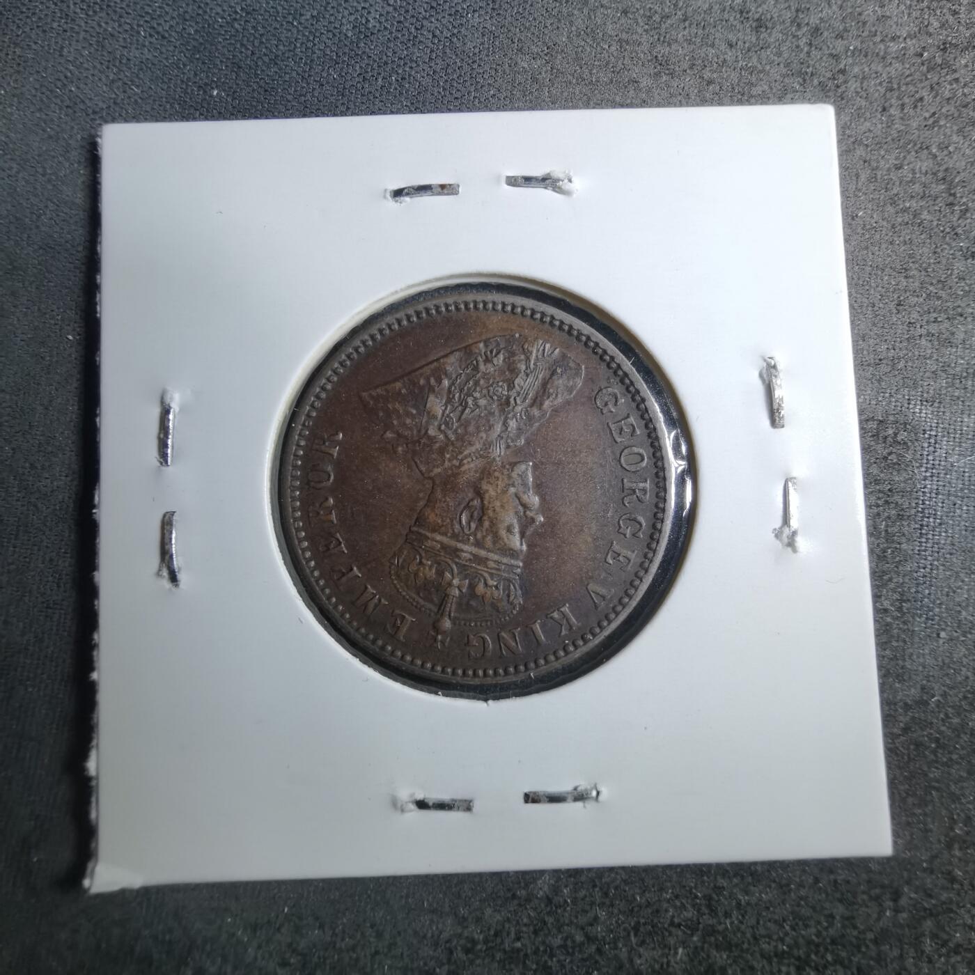 沼泽如烟--第887场 英属印度1934年四分之一安娜