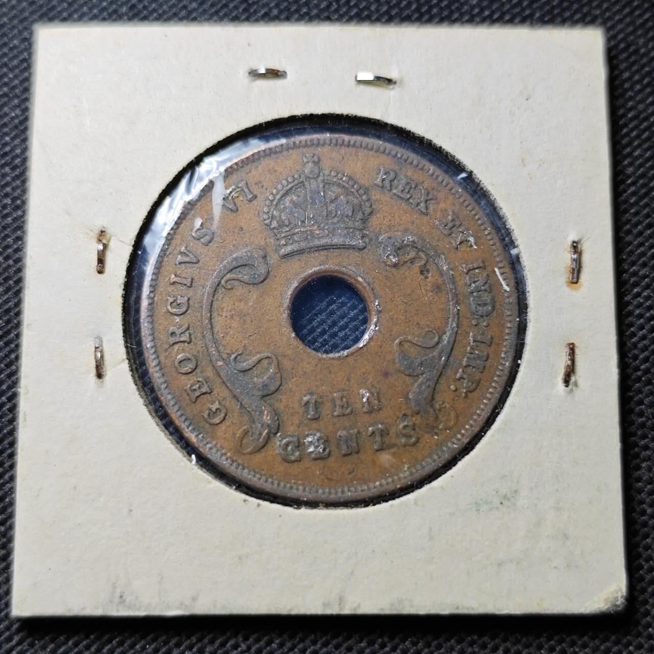 KK钱币收藏小铺  第359场  2月预留时间 周末发货  1942英属东非1分铜币