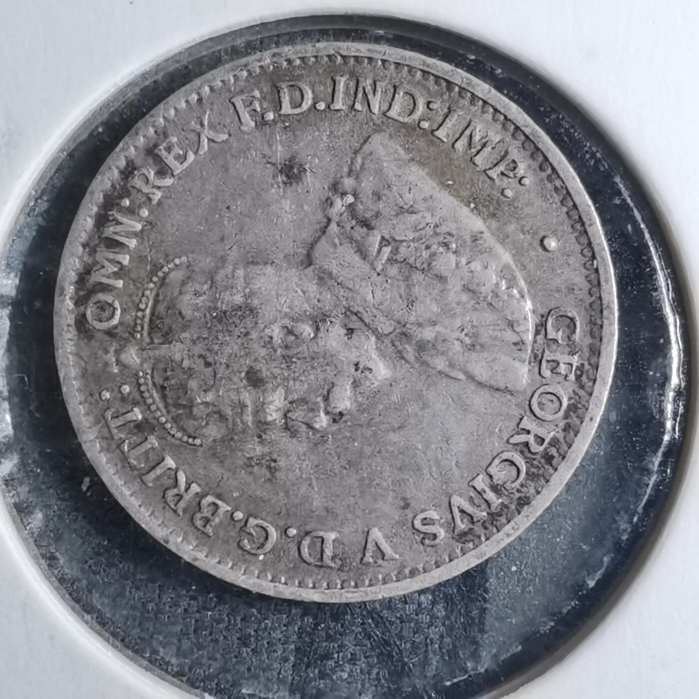 沼泽如烟--第887场 英属西非1917年3便士银币
