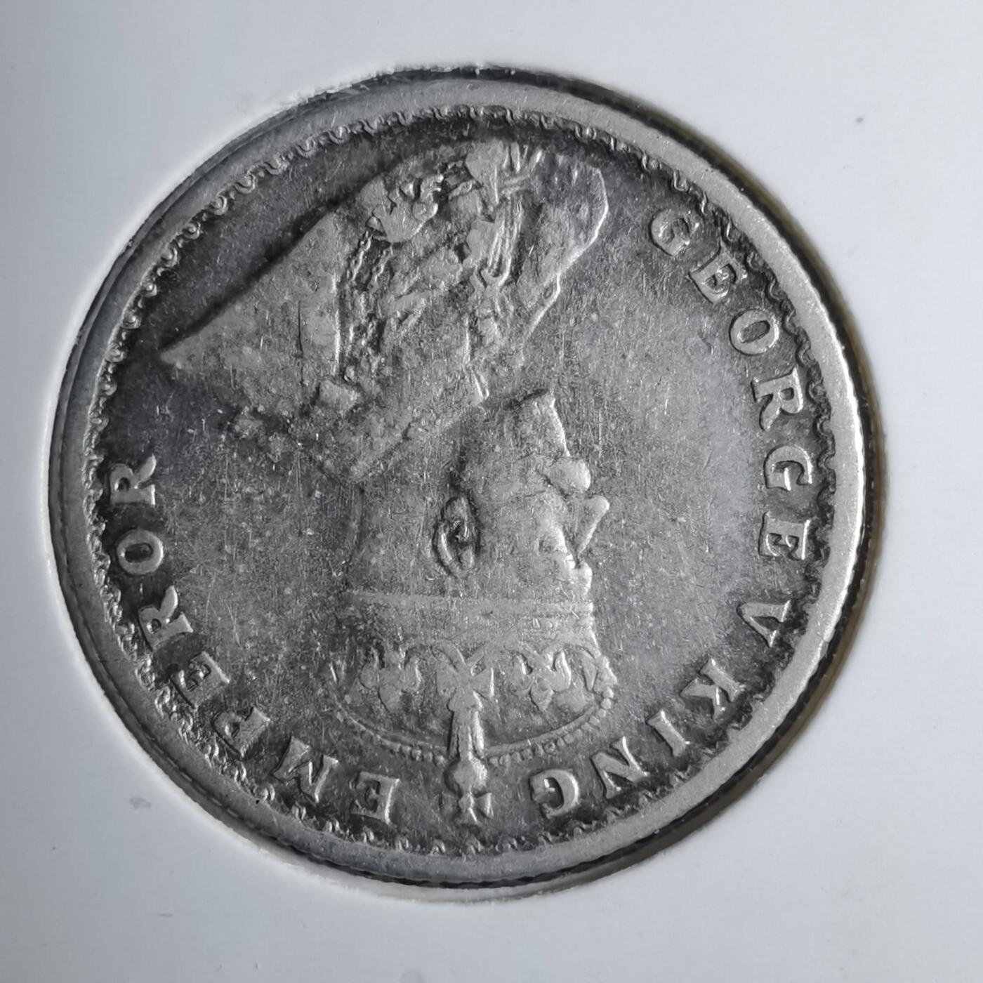 沼泽如烟--第887场 英属印度1934年半卢比银币